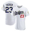 Los Angeles Dodgers #23 Kyle Tucker Player Gold White Tomch 2026 Collection Stadium Limited Elite Stitched Jerseys