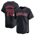 Cleveland Guardians #75 Connor Brogdon Player Navy Tomch Limited Home Game Stitched Jerseys