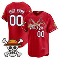 Custom St. Louis Cardinals x One Piece Red Tomch Vapor Premier Limited Jersey - Stitched