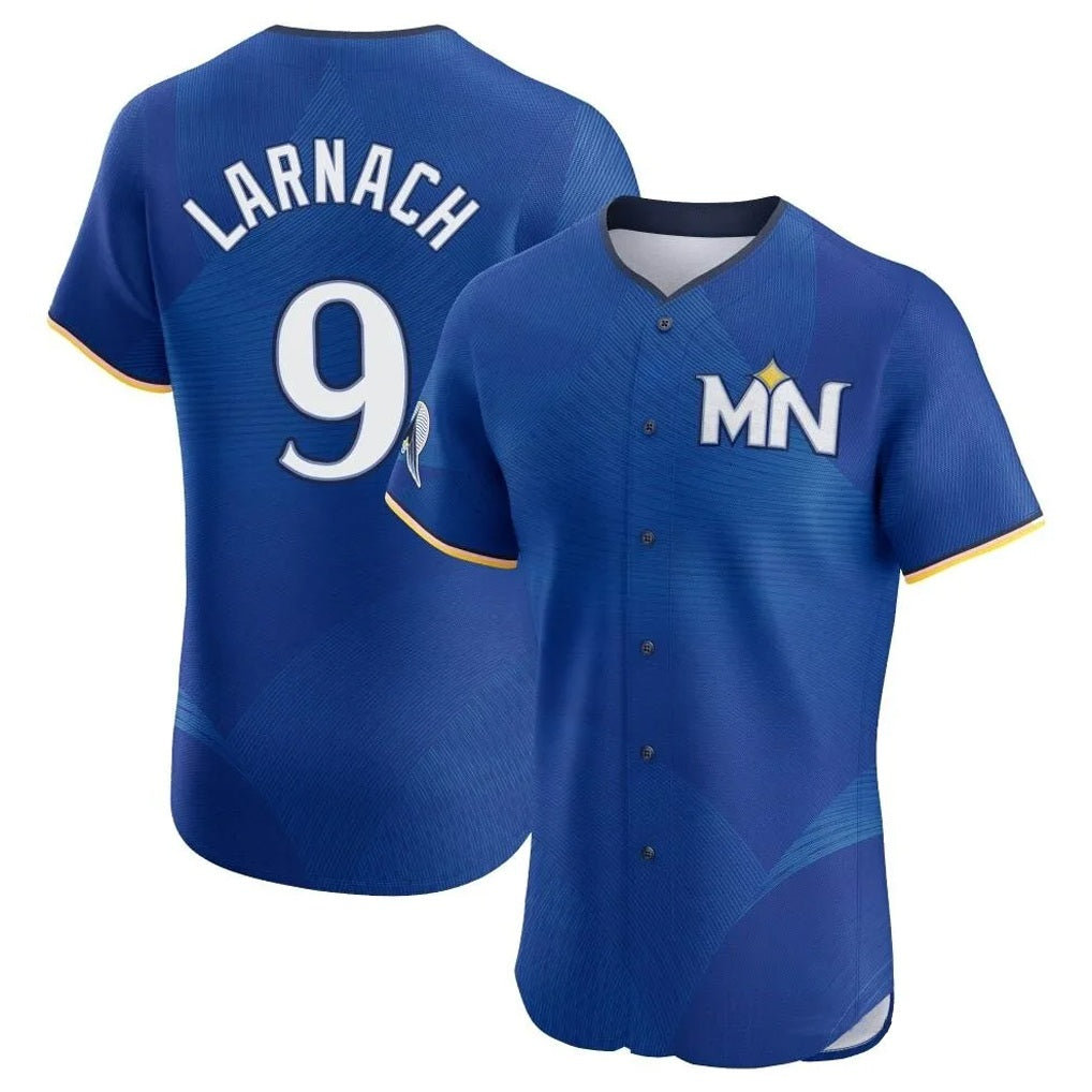 Minnesota Twins #9 Trevor Larnach Player Royal TomchCity Connect Limited Elite Home Stitched Jerseys