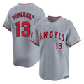 Los Angeles Angels #13 Drew Pomeranz Player Gray Tomch Home Limited Stitched Jerseys