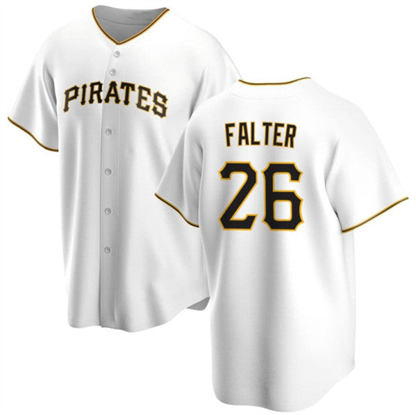 Pittsburgh Pirates #26 Bailey Falter White Tomch Cool Base Stitched Jersey