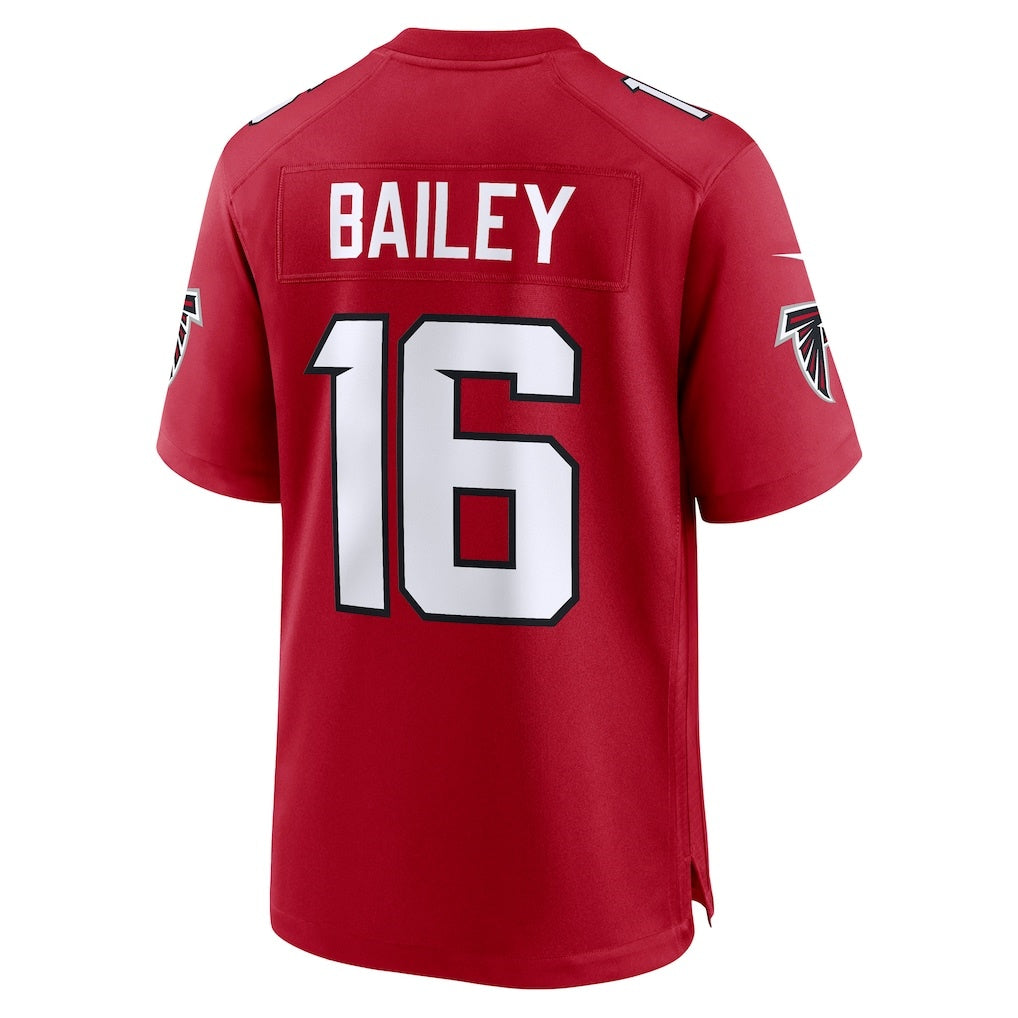 A.Falcons #16 Jake Bailey Red Tomch Team Game Jersey