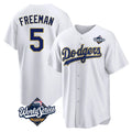 Los Angeles Dodgers #5 Freddie Freeman Player Gold White Tomch World Series 2026 Collection Stadium Game Stitched Jerseys
