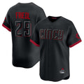 Cincinnati Reds #29 TJ Friedl Player Black Tomch City Connect Home Limited Stitched Jerseys
