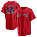Boston Red Sox #28 Kristian Campbell Red Tomch Alternate Replica Jersey