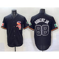 Chicago White Sox #88 Luis Robert Jr. Black Tomch Mexico Limited Stitched Jersey