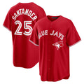 Toronto Blue Jays #25 Anthony Santander Red Tomch Canada Day Replica Jersey