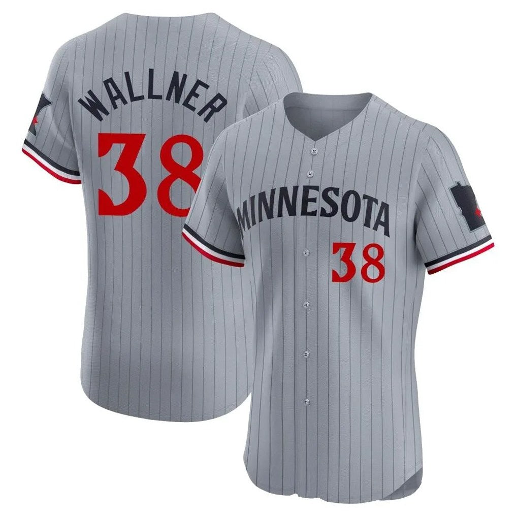 Minnesota Twins #38 Matt Wallner Player Gray TomchHome Limited Elite Stitched Jerseys