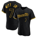 Kansas City Royals #7 Bobby Witt Jr. Player Black Tomch Snake Skin City Limited Elite Stitched Jerseys