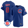 Chicago Cubs #8 Ian Happ Player Royal Tomch 150th Anniversary Limited Home Stitched Jerseys
