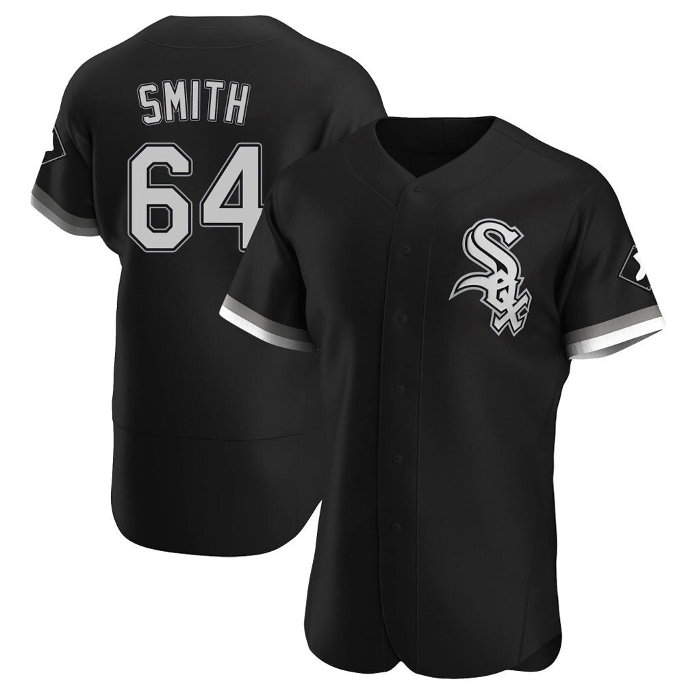 Chicago White Sox #64 Shane Smith Player Black Tomch Limited Elite Home Stitched Jerseys
