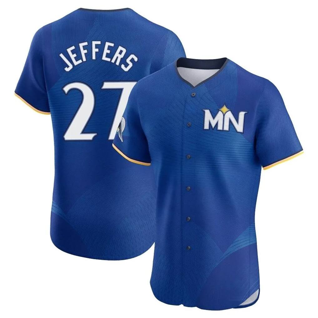 Minnesota Twins #27 Ryan Jeffers Player Royal TomchCity Connect Limited Elite Home Stitched Jerseys