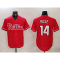 Philadelphia Phillies #14 Pete Rose Red Tomch Cool Base Stitched Jersey