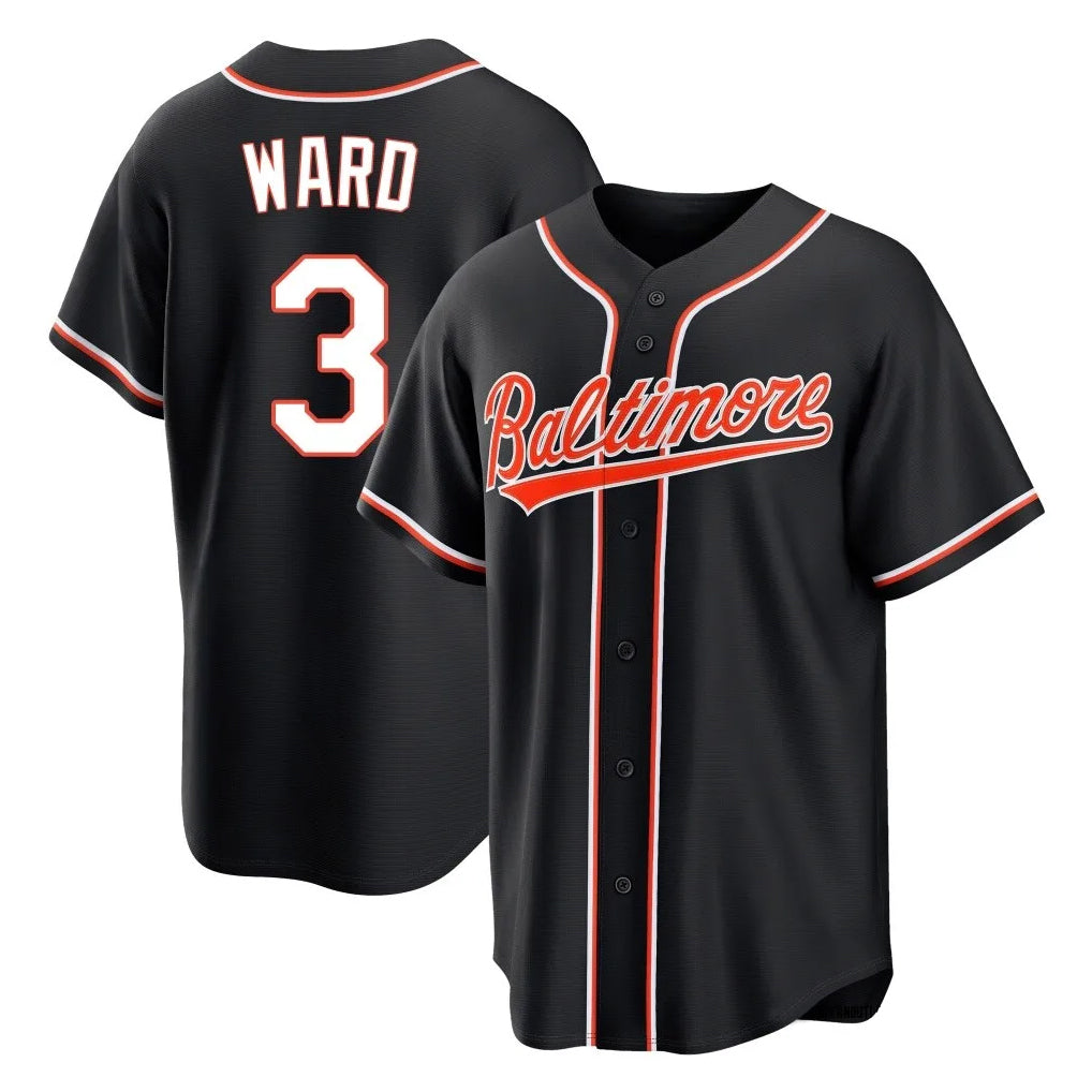 Baltimore Orioles #3 Taylor Ward Player Black Tomch Out Home Game Stitched Jerseys