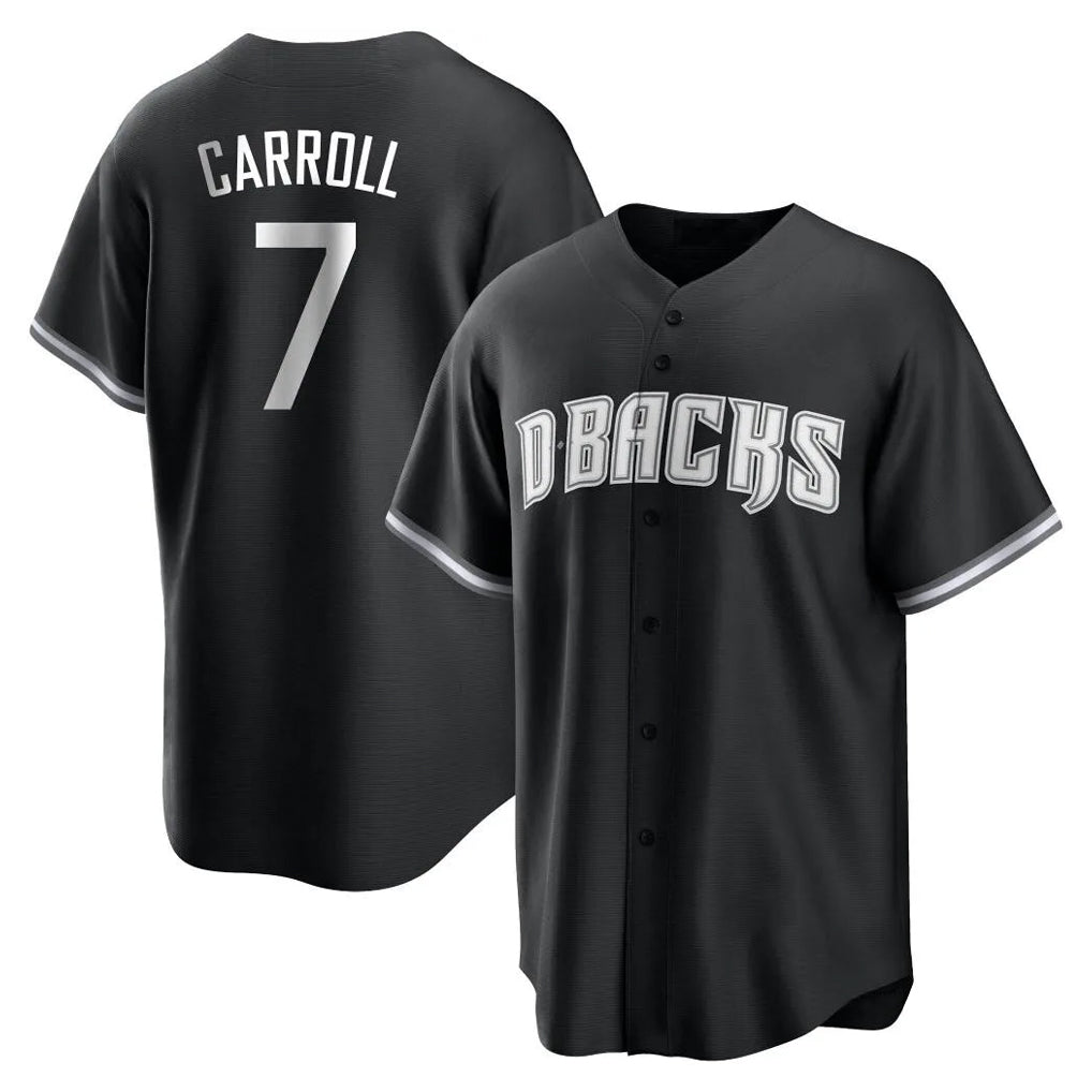 Arizona Diamondbacks #7 Corbin Carroll Player Black Tomch Game Home Stitched Jerseys