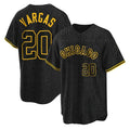 Chicago White Sox #20 Miguel Vargas Player Black Tomch Snake Skin City Home Game Stitched Jerseys