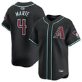 Arizona Diamondbacks #4 Ketel Marte Player Black Tomch Limited Home Game Stitched Jerseys