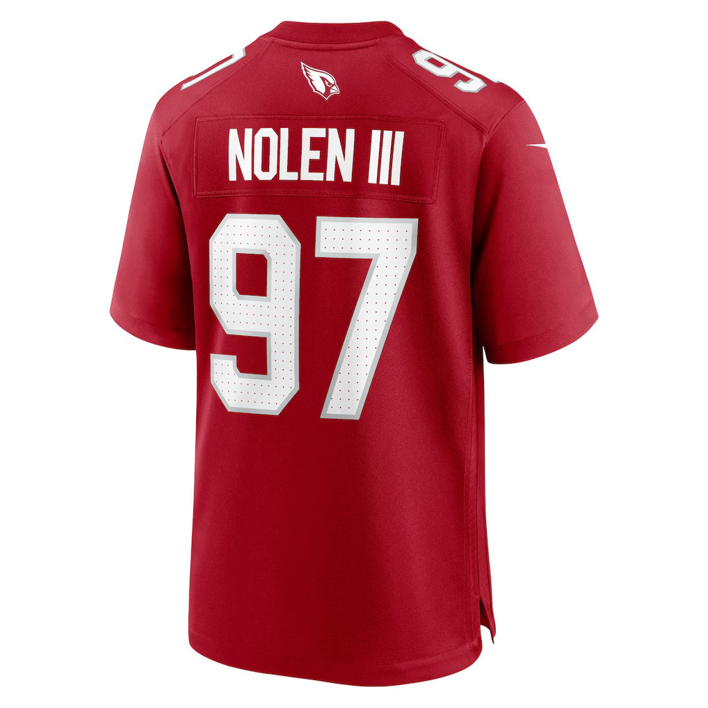 A.Cardinals #97 Walter Nolen Cardinal Tomch 2025 active First Round Pick Game Jersey