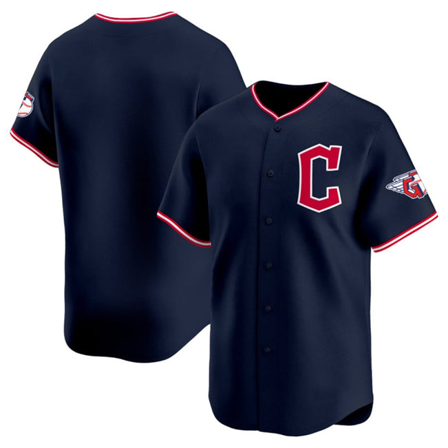 Cleveland Guardians Blank Navy Tomch 2025 Alternate Limited Stitched Jersey