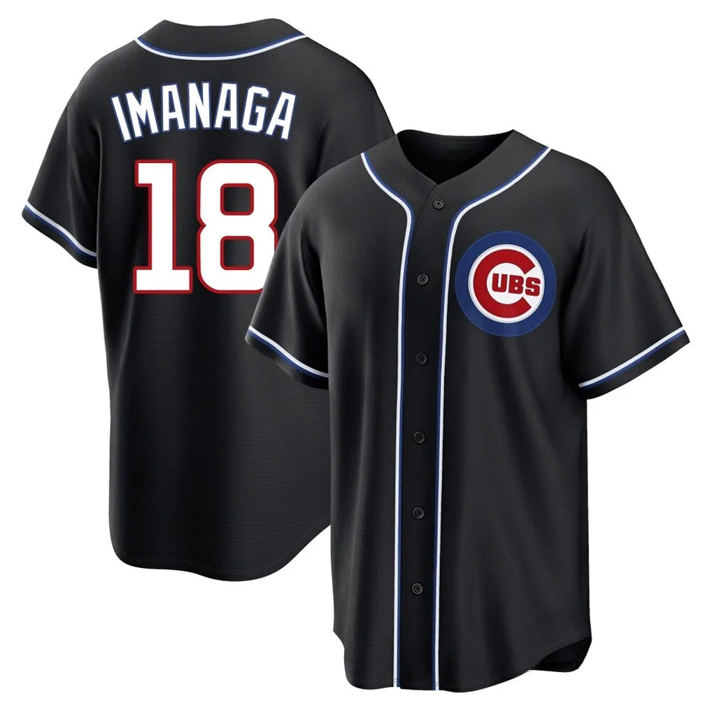 Chicago Cubs #18 Shota Imanaga Player Black Tomch Fashion Out Game Stitched Jerseys