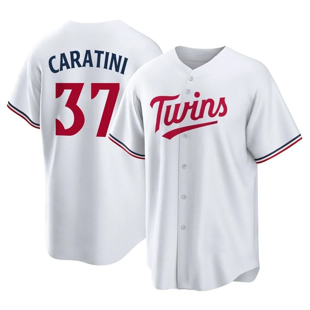 Minnesota Twins #37 Victor Caratini Player White TomchHome Game Stitched Jerseys