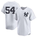 New York Yankees #54 Max Fried White Tomch Home Limited Player Jersey
