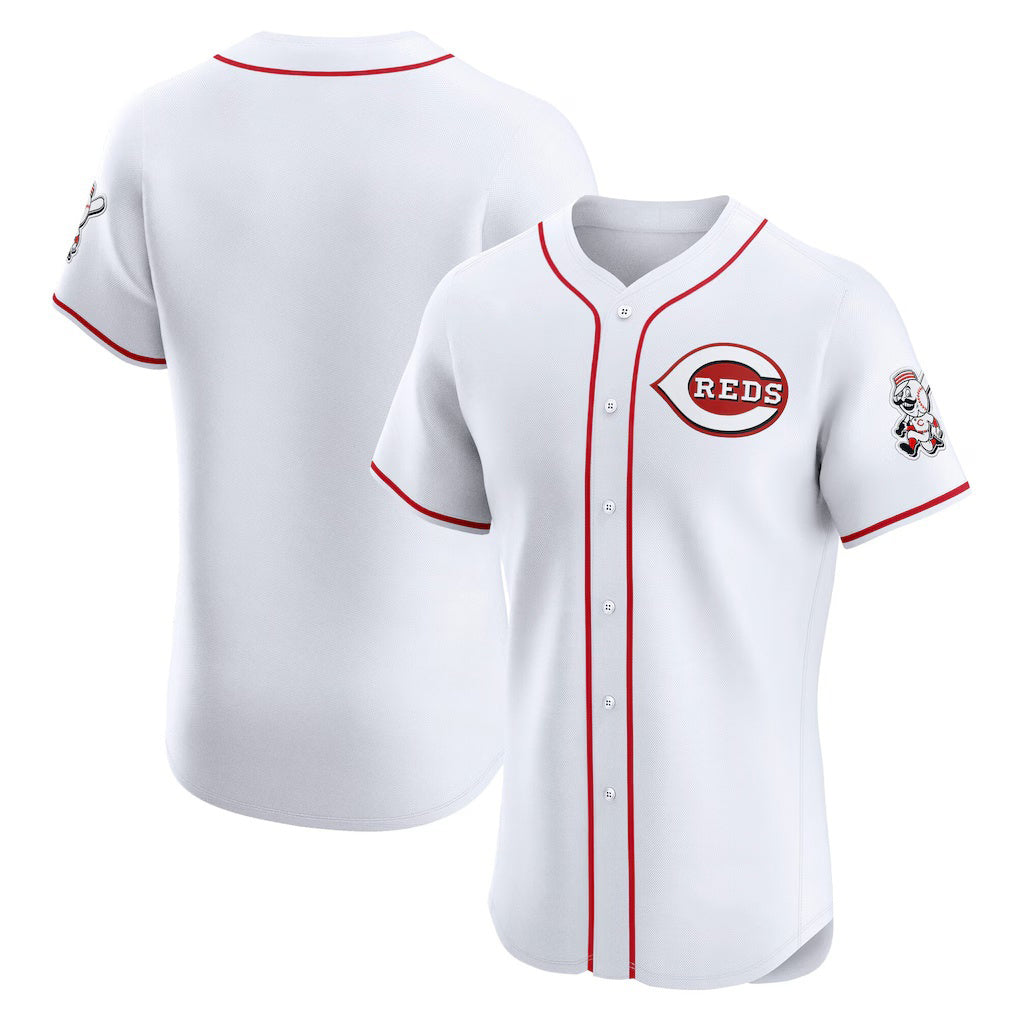 Cincinnati Reds White Tomch Home Elite Jersey