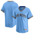 Milwaukee Brewers Blank Player Light Blue Tomch Cooperstown Collection T-shirt Stitched Jerseys