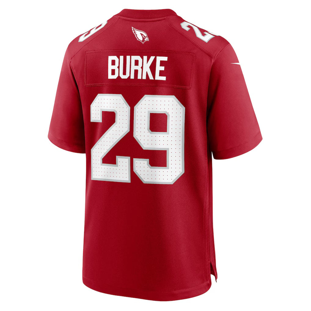 A.Cardinals #29 Denzel Burke Cardinal Tomch Team Game Jersey