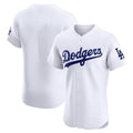 Los Angeles Dodgers Blank Player White Tomch Limited Elite Home Stitched Jerseys