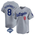Los Angeles Dodgers #8 Enrique Hern¨¢ndez Player Royal Tomch City Connect Elite Home Stitched Jerseys