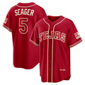 Texas Rangers #5 Corey Seager Red Tomch 2026 City Connect Stadium Jersey