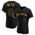 Los Angeles Angels #9 Zach Neto Player Black Tomch Snake Skin City Limited Elite Home Stitched Jerseys