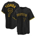 Boston Red Sox #7 Masataka Yoshida Player Black Tomch Snake Skin City Home Game Stitched Jerseys