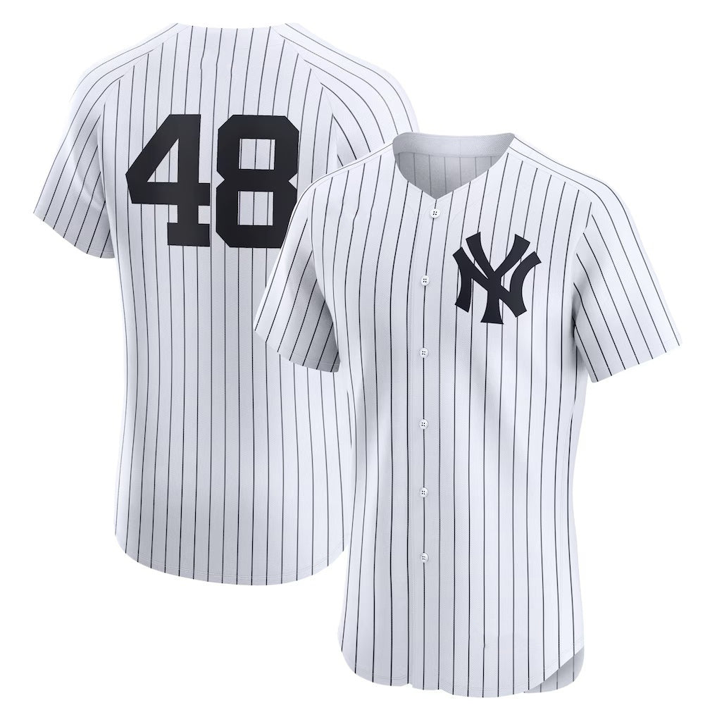 New York Yankees #48 Paul Goldschmidt White Tomch Home Elite Player Jersey