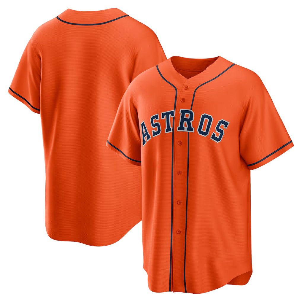 Houston Astros Orange Tomch Alternate Replica Team Jersey