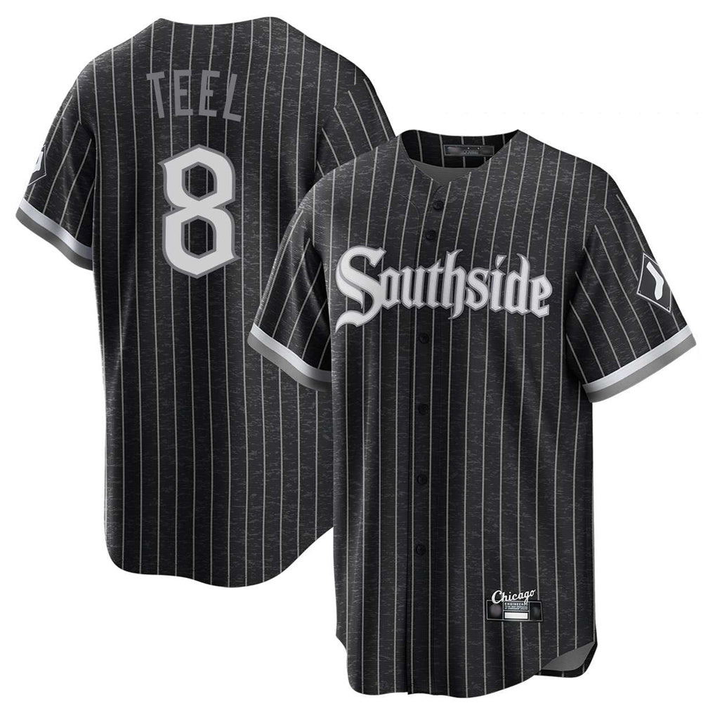 Chicago White Sox #8 Kyle Teel Player Black Tomch City Connect Home Game Stitched Jerseys