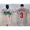 Philadelphia Phillies #3 Bryce Harper White Tomch Phanatic Limited Stitched Jersey 2