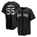 Boston Red Sox #55 Ranger Suarez Player Black Tomch Home Game Stitched Jerseys