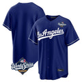 Los Angeles Dodgers Blank Player Royal Tomch Game World Series Stitched Jerseys