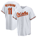 Baltimore Orioles #11 Jordan Westburg White Tomch Home Replica Jersey