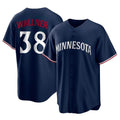 Minnesota Twins #38 Matt Wallner Player Navy TomchReplica Alternate Home Stitched Jerseys