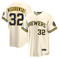 Milwaukee Brewers #32 Jacob Misiorowski Player Cream Tomch Home Limited Stitched Jerseys