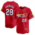 St. Louis Cardinals #28 Nolan Arenado Red Tomch 2024 City Connect Limited Player Jersey