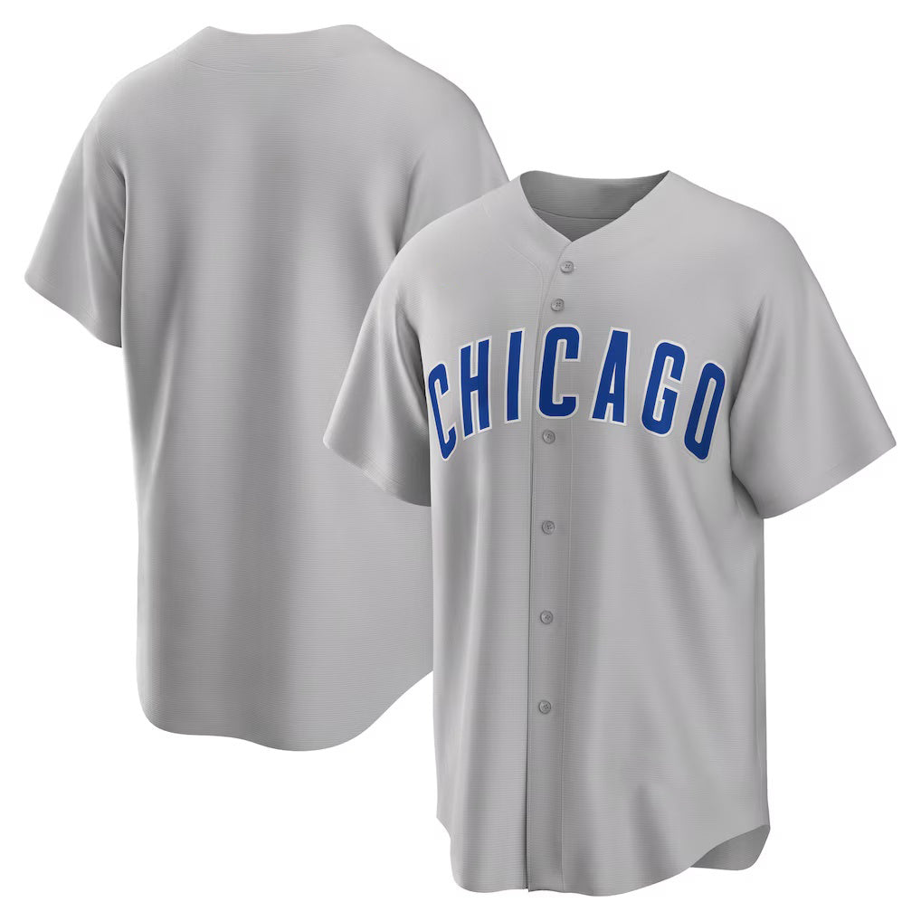 Chicago Cubs Gray Tomch Road Replica Team Jersey