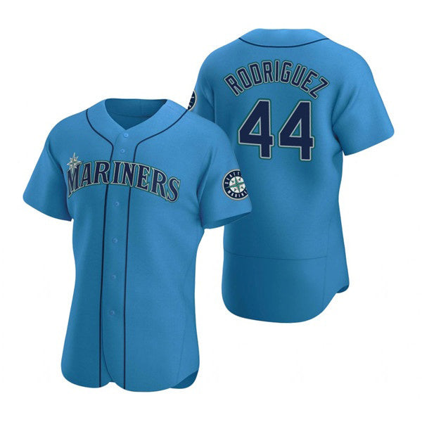 Seattle Mariners #44 Julio Rodr¨ªguez Royal Tomch Flex Base Stitched Jersey