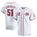 Cincinnati Reds #51 Graham Ashcraft White Tomch Home Limited Stitched Jersey