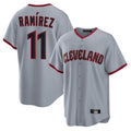 Cleveland Guardians #11 Jose Ramirez Player Gray Tomch Home Game Stitched Jerseys