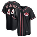 Cincinnati Reds #44 Elly De La Cruz Player Black Tomch Fashion Out Home Game Stitched Jerseys